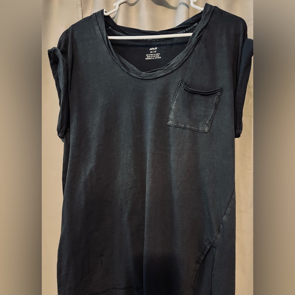 Aerie Charcoal Gray Tee